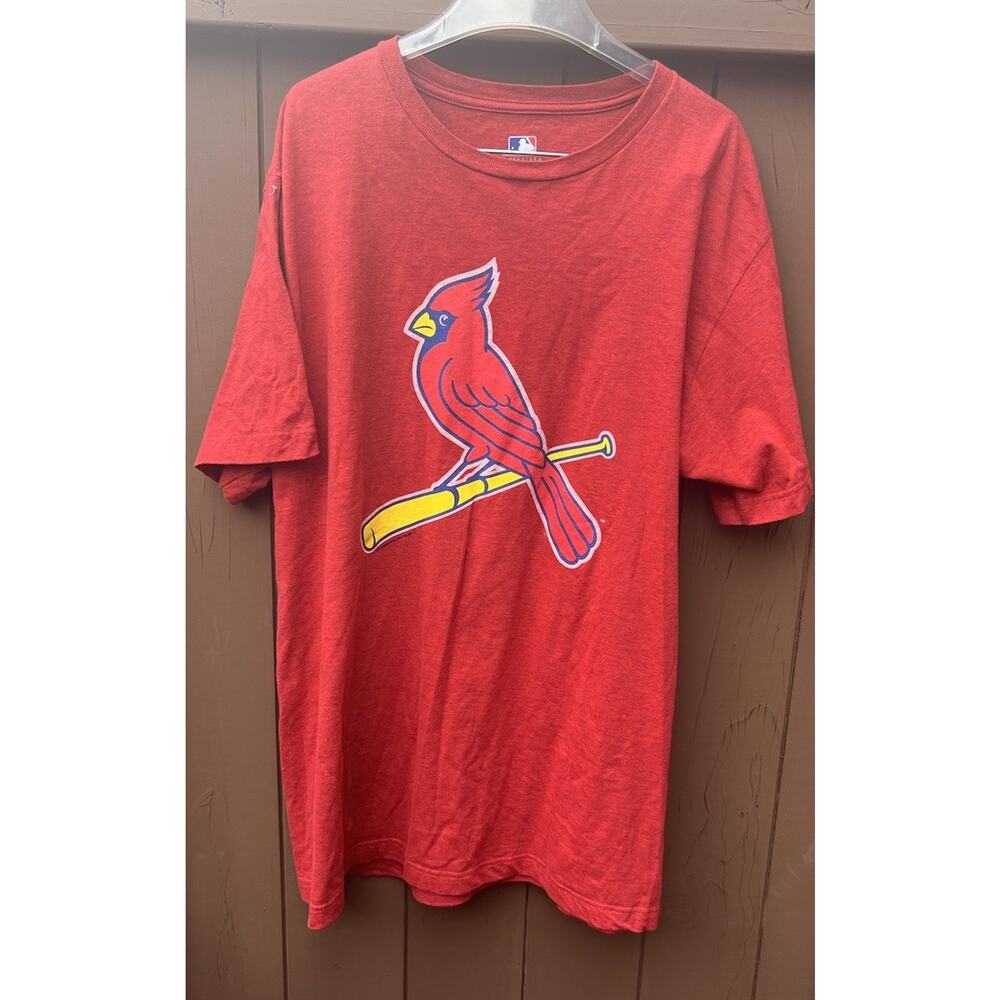 MLB St Louis Cardinals Tee Shirt Men’s XL Red Cardinal Graphic - Picture 1 of 11